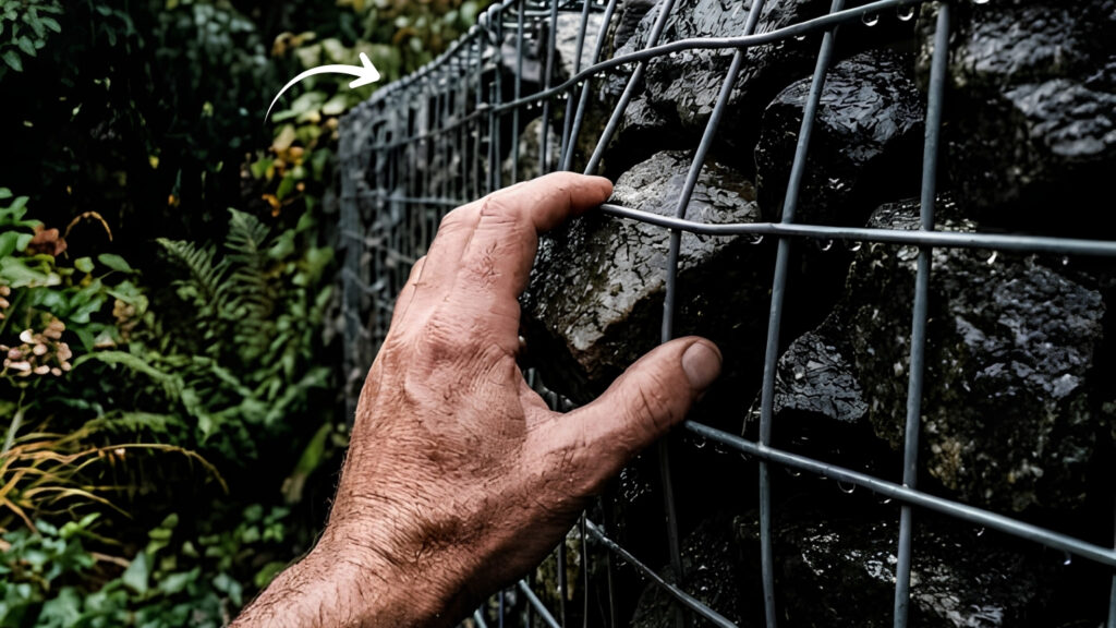 Muret en gabions : trois jours de pluie suffisent à dévoiler cette erreur fréquente lors de sa construction