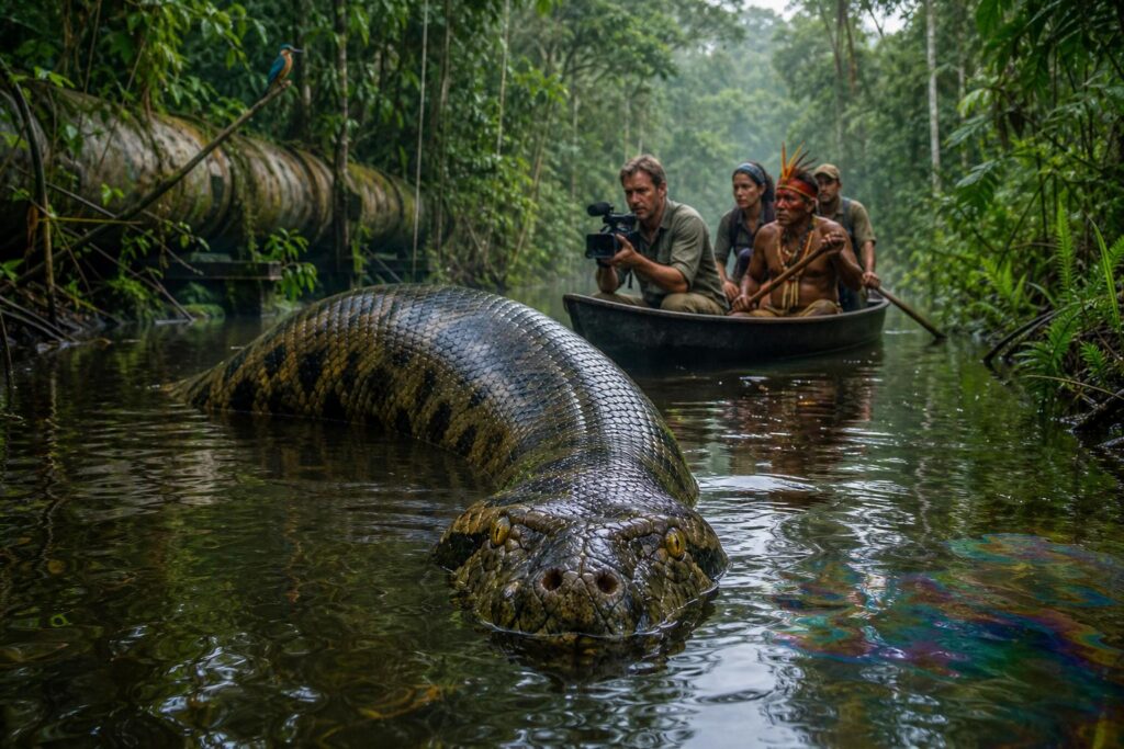 Dans les rivières d’Équateur, une équipe filme Will Smith face à un serpent de 7,5 mètres : les chercheurs doivent revoir leurs cartes
