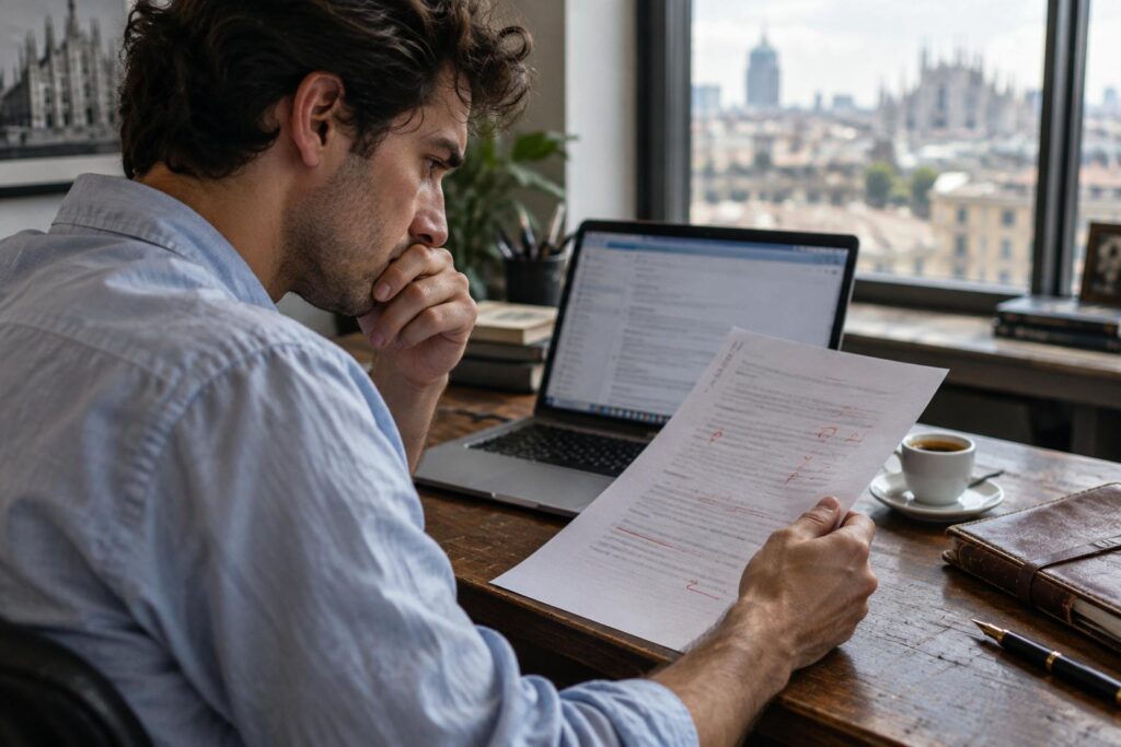 Écrire un e-mail en italien : la formule d’ouverture que presque tout le monde utilise de travers