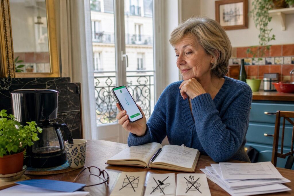 Martine, 62 ans, retraitée : « 1 180 euros sont tombés un mardi matin, et mon carnet m’a montré les trois dépenses à supprimer »