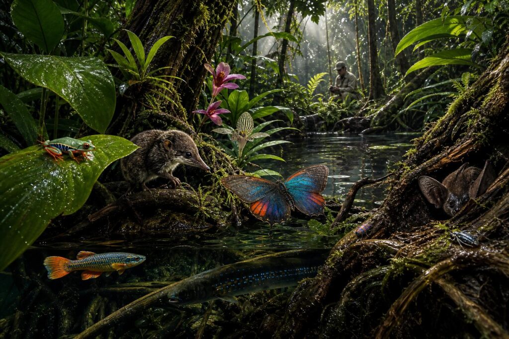 742 nouvelles espèces animales et végétales découvertes dans le bassin du Congo en seulement dix ans