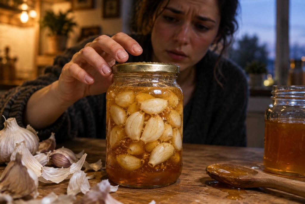 Ail fermenté dans le miel : la recette virale sur TikTok qui peut provoquer un botulisme, selon les spécialistes