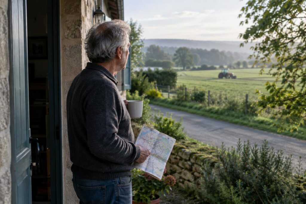 Après avoir passé toute sa carrière dans une grande ville, ce retraité s’installe à la campagne : « Je ne supportais plus le bruit et les trajets »