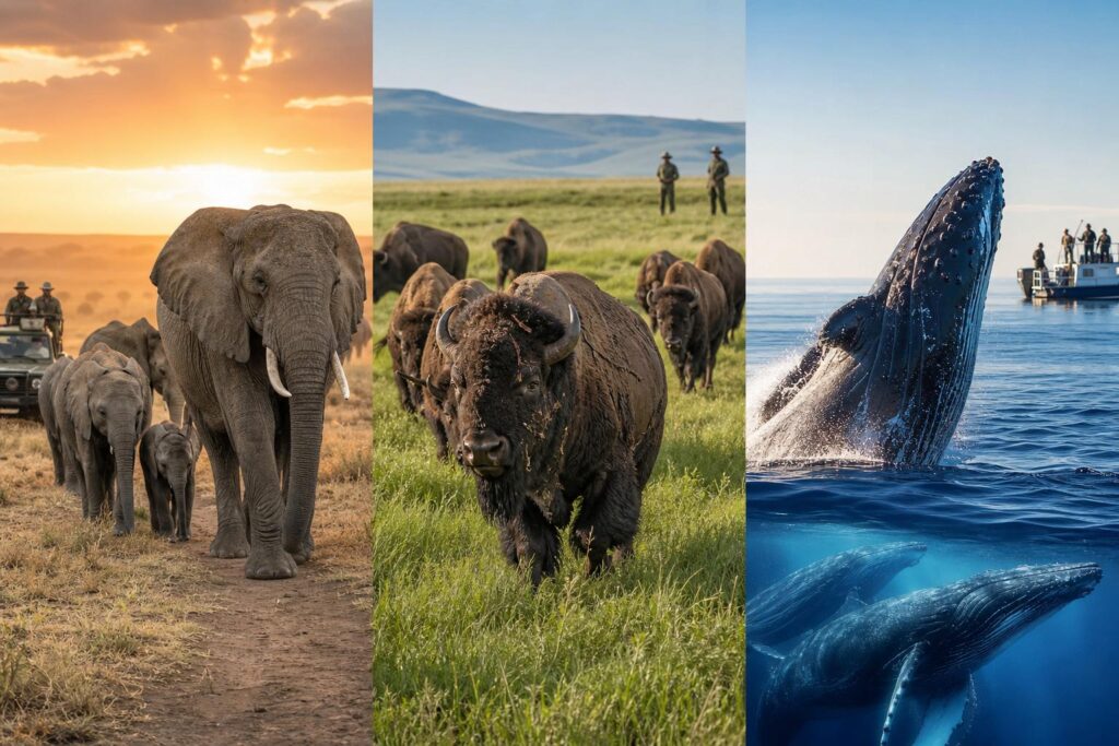 Bisons, éléphants, baleines : les plus vieux détiennent une mémoire vitale pour tout le groupe, et les scientifiques veulent enfin les protéger