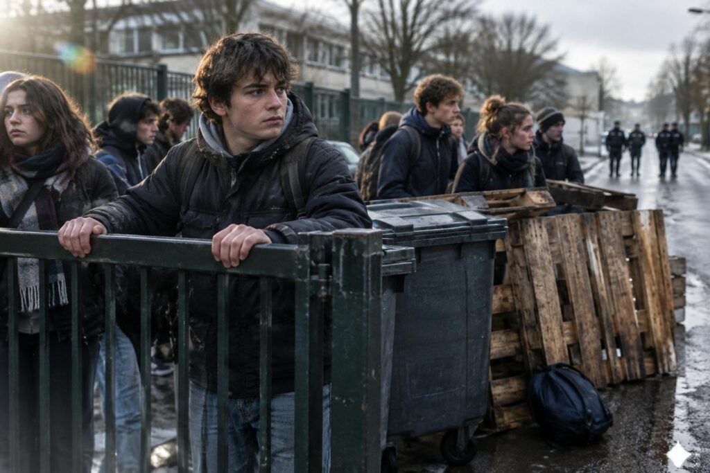 Blocage des lycées : « violences inqualifiables » et recense au moins 10 personnels de l’Éducation nationale blessés