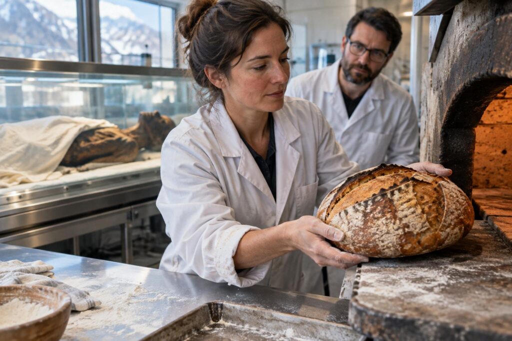 Des scientifiques ont trouvé quatre levures dans le corps d’Ötzi, momifié depuis 5 300 ans : ils en ont fait du pain au levain