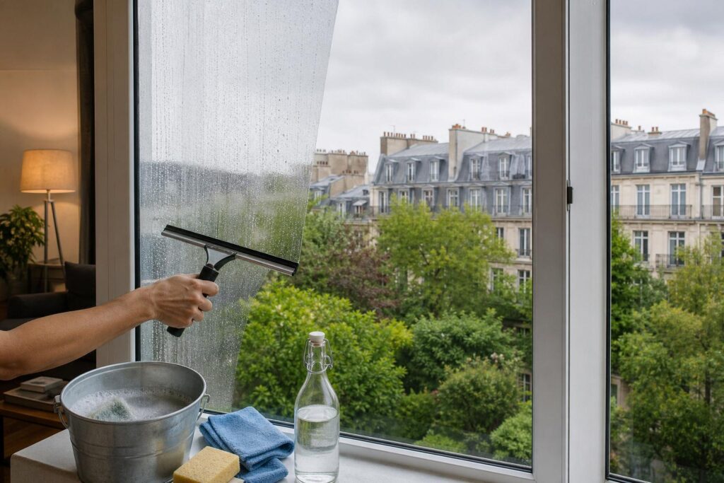 Des vitres impeccables sans la moindre trace : la méthode qui fonctionne vraiment, et les gestes qui font toute la différence