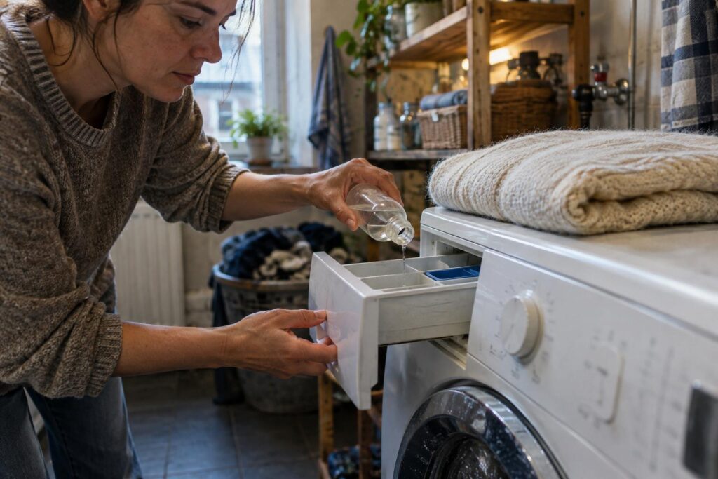 Du shampooing dans la machine à laver : l’astuce qui sauve vos vêtements délicats et allège la facture de lessive