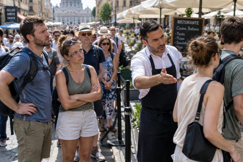 Files d’attente doublées, serveurs cassants : voici les destinations jugées les plus impolies envers les touristes