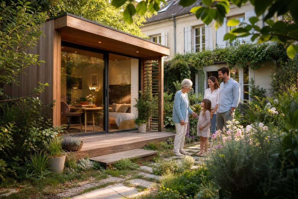 Fini l’agrandissement de maison pour accueillir ses proches : les propriétaires choisissent désormais ce studio de jardin en bois
