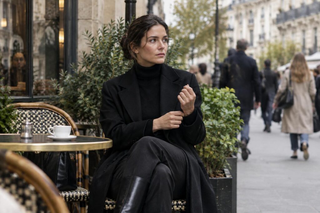 Habillée en noir de la tête aux pieds : voici ce que cette couleur révèle sur vous, selon les psychologues de la mode