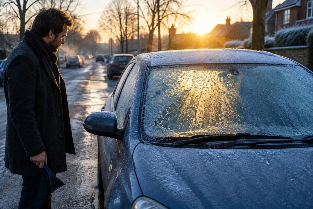 L’astuce des automobilistes pour éviter de gratter le pare-brise tous les matins : il suffit de garer sa voiture dans ce sens précis