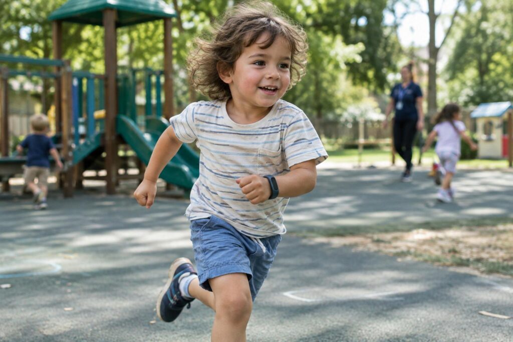 Les enfants de 3 ans font jusqu’à 30 000 pas par jour : ce que révèle cette étude sur leur énergie