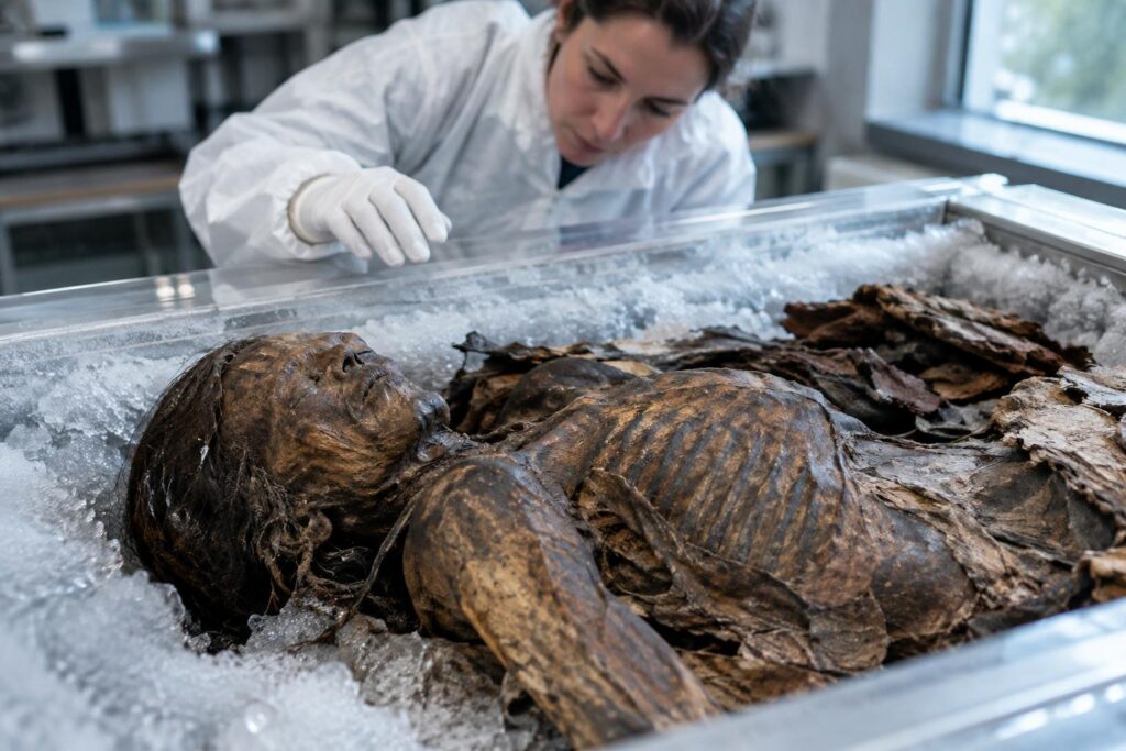 Ötzi, l’homme des glaces : 35 ans après sa découverte, les questions que son corps pose toujours aux scientifiques