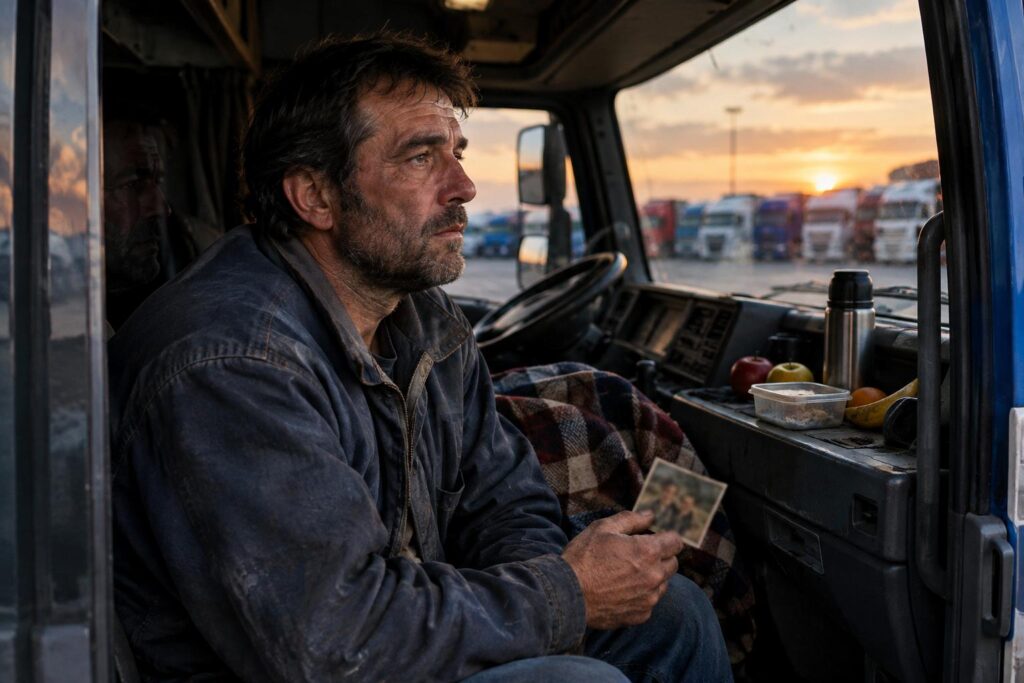 Rafa, routier depuis des années : « Je n’ai pas vu mon fils grandir, et j’ai raté presque toute l’enfance de ma fille »