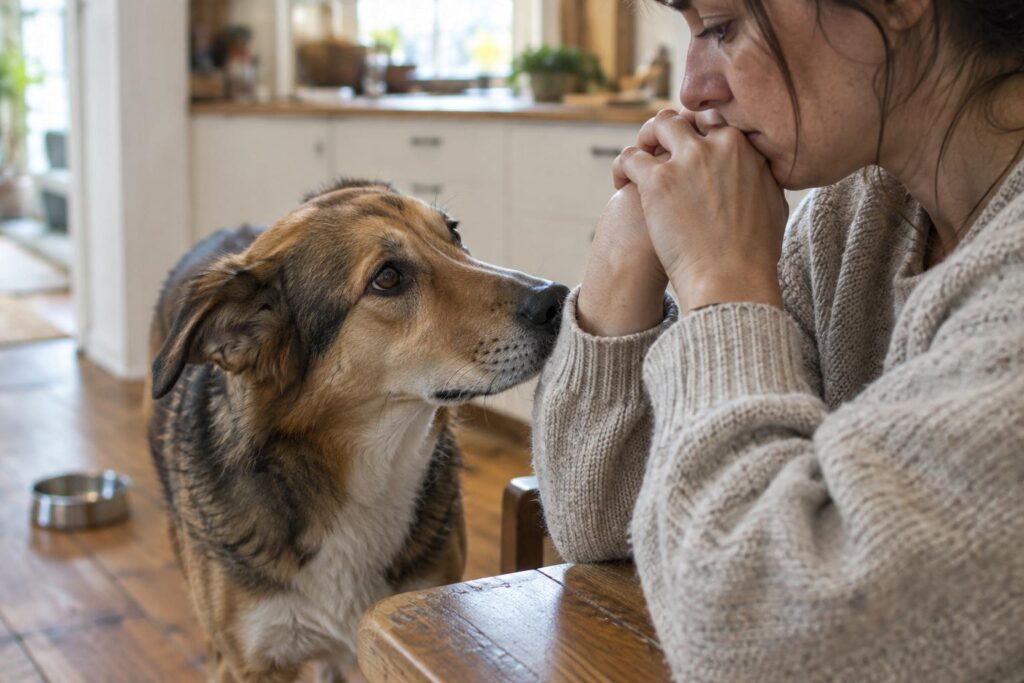Stress : votre chien le sent avant vous, voici ce que révèle une étude de l’université de Bristol