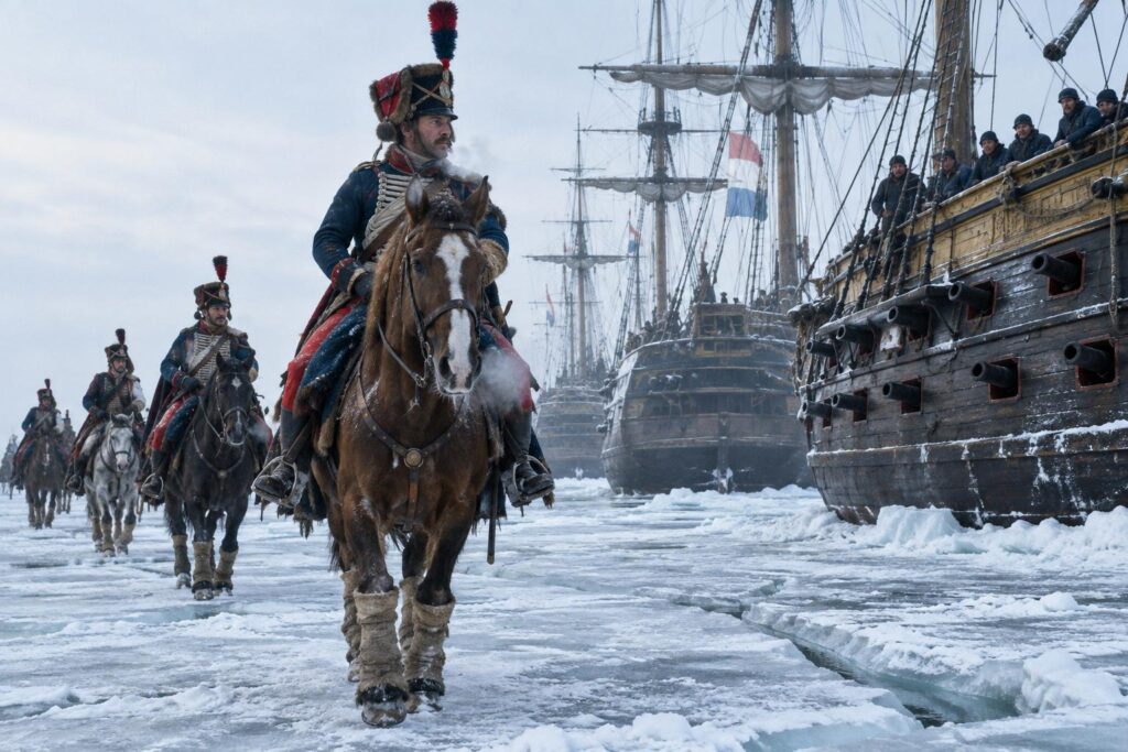 Un port gelé, une flotte prisonnière des glaces : la seule fois dans l’Histoire où des cavaliers ont capturé des navires de guerre