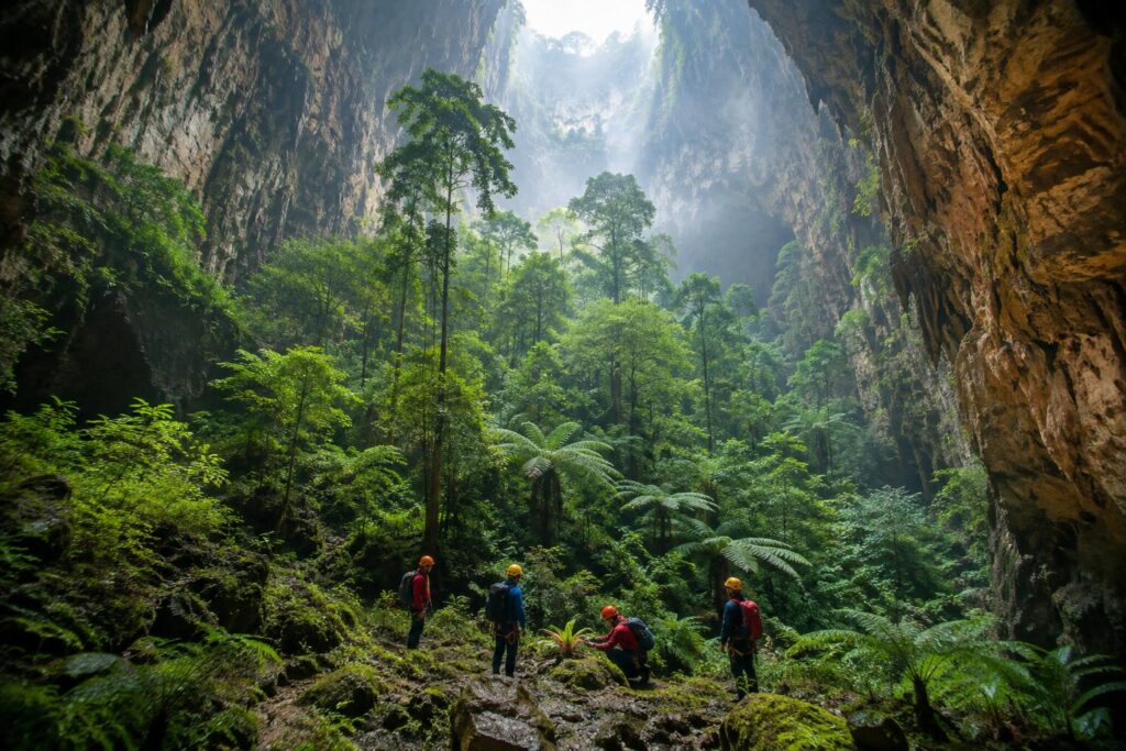 Une forêt cachée à 626 mètres sous terre en Chine : ce gouffre abrite un écosystème vieux de 100 000 ans et des espèces très rares