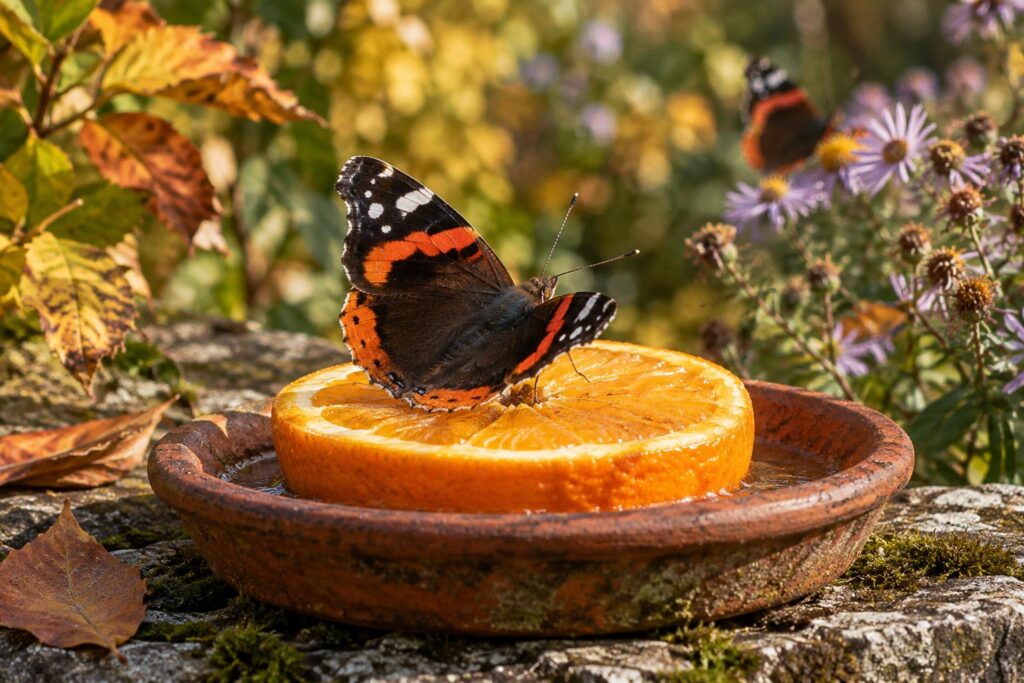 Une simple tranche d’orange dans le jardin : voici pourquoi elle attire les papillons dès cet automne