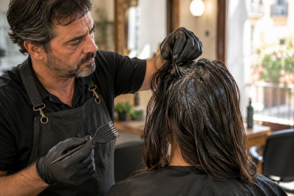 Victor del Valle, coiffeur expérimenté, sur la coloration sur cheveux sales : « C’est comme essayer de peindre sur une surface graisseuse », voici pourquoi vos racines n’accrochent pas
